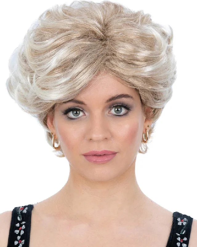 Short blonde wig wavy-90s Peoples Princess Blonde Wig