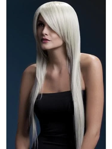 Medium bob wig gray-Amber Wig - Blonde