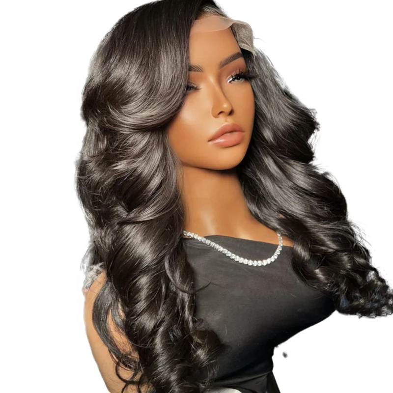 Pre-styled wig for ease-body wave virgin hair 360 wigs vendor full lace with baby hair 4x4 lace closure wigs for black women