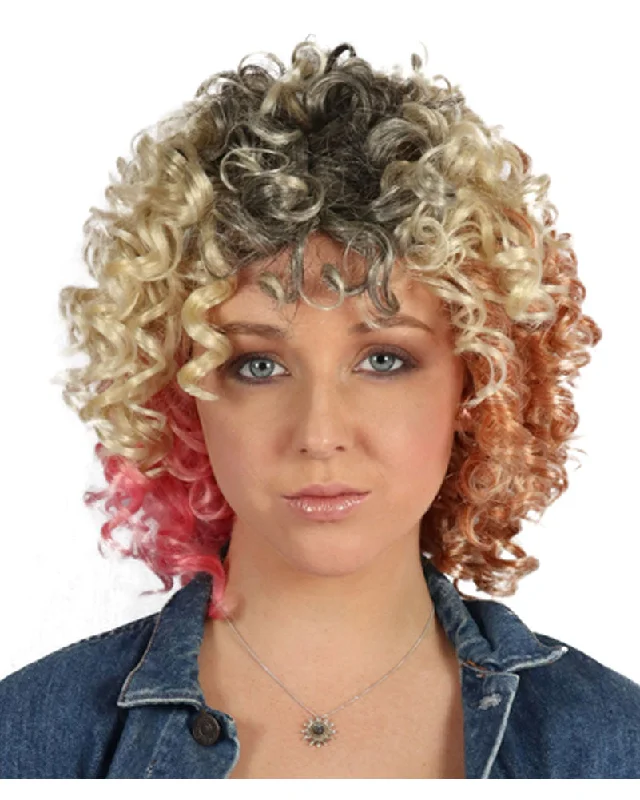 Wig for striking look-80s Cool Curls Wig