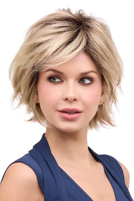 Short black wig for women-Envy Wigs - Delaney