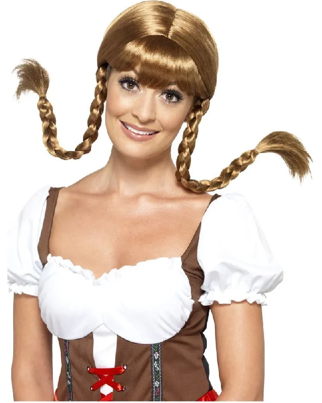 Long blonde wig wavy-German Bavarian Babe Wig