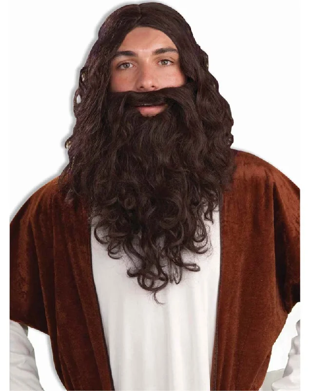 Wig cap for breathability-Jesus Wig and Beard Set