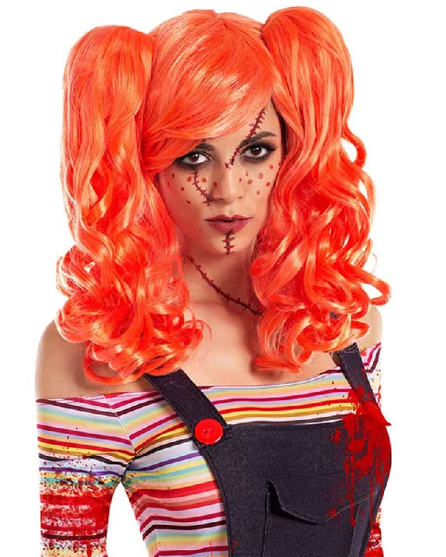 Wig for sunny days-Killer Doll Orange Wig