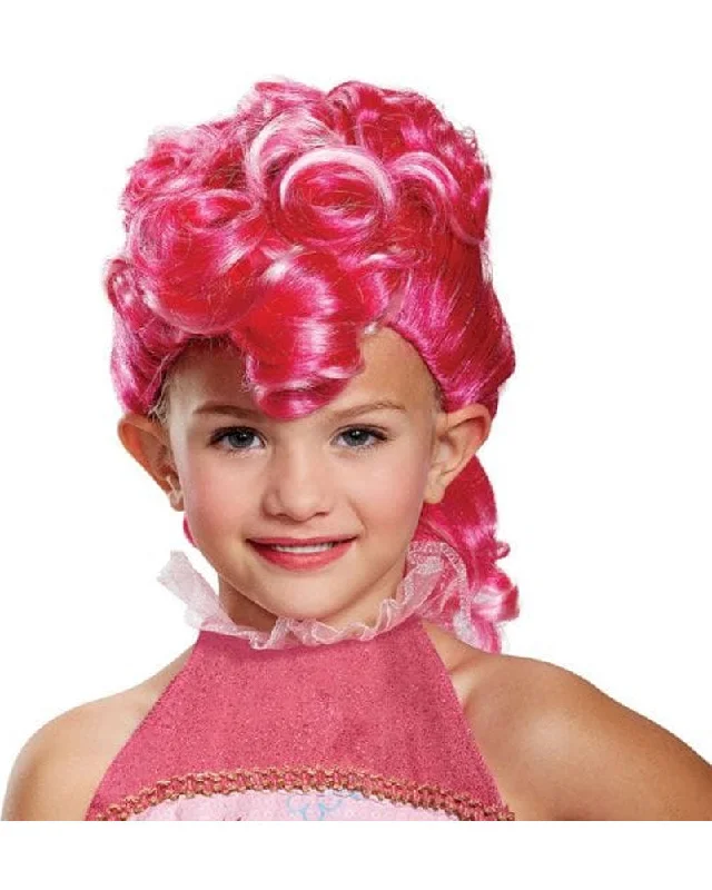 Synthetic wig for seniors-My Little Pony Pinkie Pie Child Wig