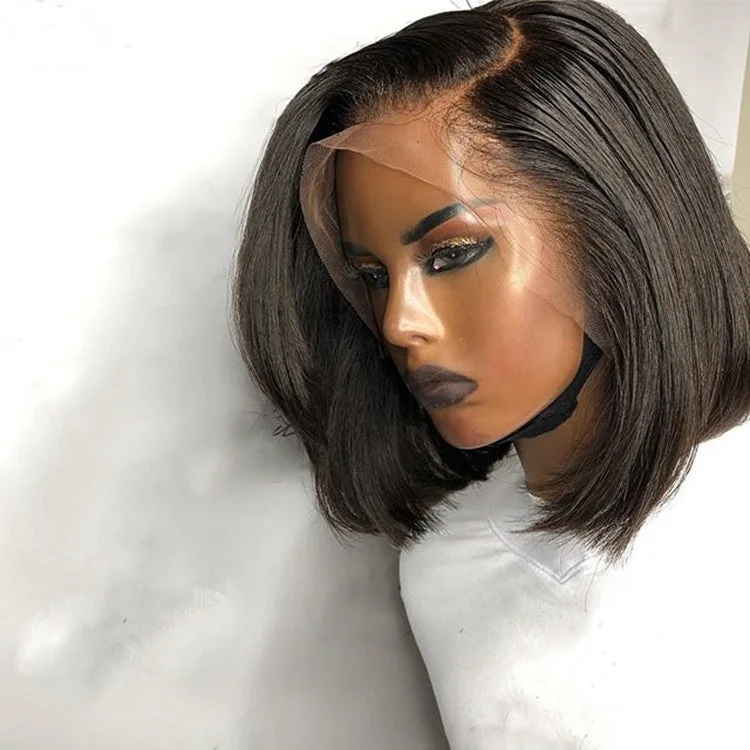 Wig for bridal party-no need glue or tape use 150% density full lace wig with baby hair 13*4 13*6 Lace Front 360 Wig Brown Lace Bleach Knots