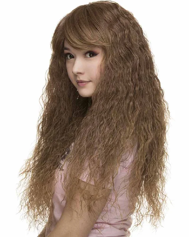 Long wavy wig cheap-Rhapsody Long Brown Wig