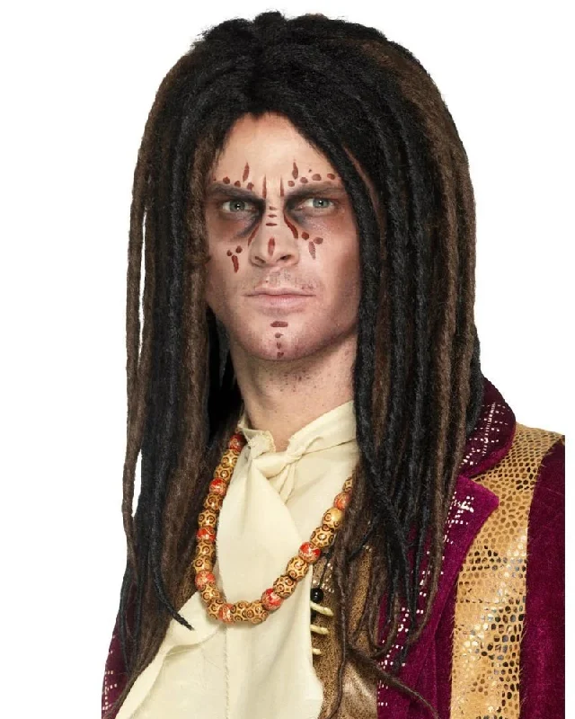 Wig for lively look-Voodoo Deluxe Dreadlock Wig