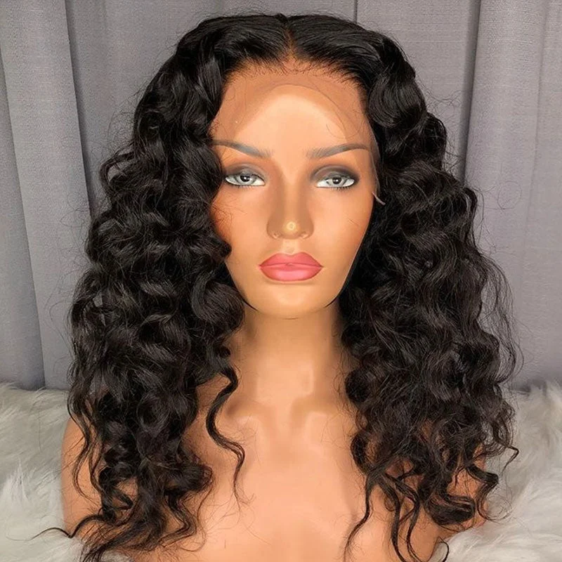 Custom wig for cosplay-wholesale loose wave brazilian hair hd lace frontal wigs for black women 13x6 hd lace frontal wig cheap 4x4 lace closure wig