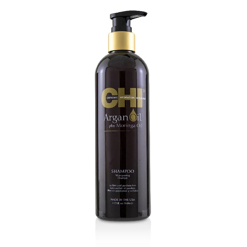 Texture wax-CHI Argan Oil Plus Moringa Oil Shampoo - Sulfate & Paraben Free  340ml/11.5oz