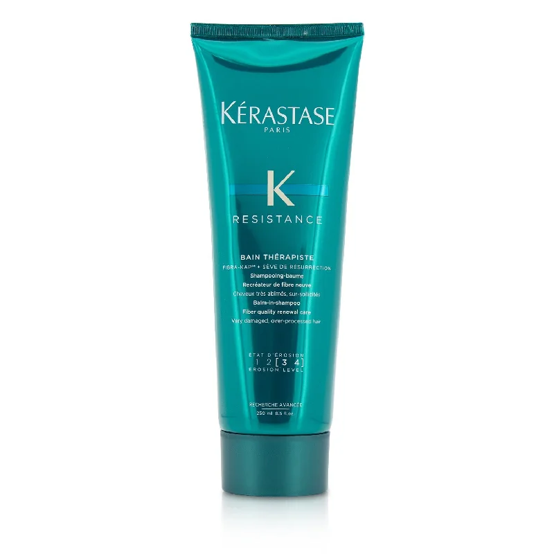 Protective sealant-Kerastase Resistance Bain Therapiste Balm-In-Shampoo Fiber Quality Renewal Care (For Very Damaged, Over-Processed Hair)  250ml/8.5oz