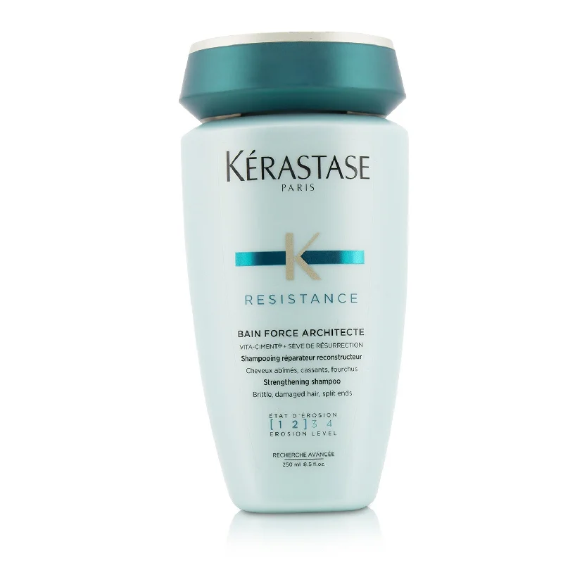 Humidity blocker-Kerastase Resistance Bain Force Architecte Strengthening Shampoo (For Brittle, Damaged Hair, Split Ends)  250ml/8.5oz