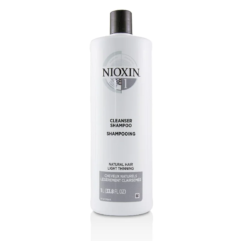 Thickening tonic-Nioxin Derma Purifying System 1 Cleanser Shampoo (Natural Hair, Light Thinning)  1000ml/33.8oz