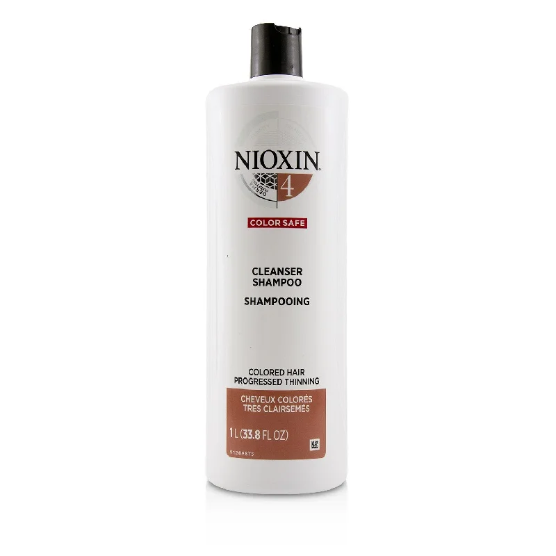 Reconstruction treatment-Nioxin Derma Purifying System 4 Cleanser Shampoo (Colored Hair, Progressed Thinning, Color Safe)  1000ml/33.8oz