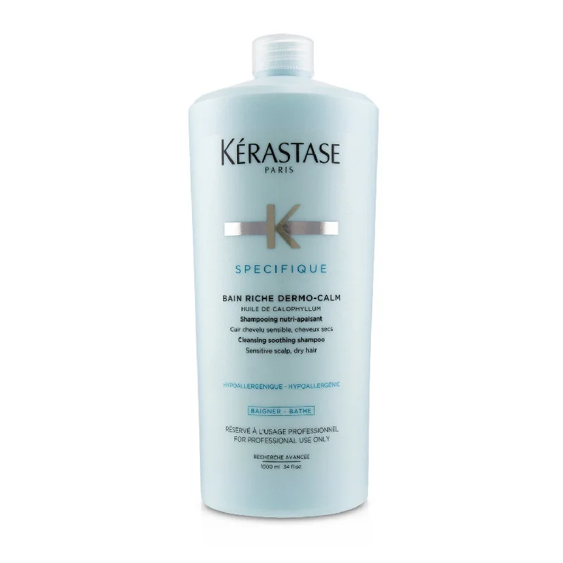 Matte mist-Kerastase Specifique Bain Riche Dermo-Calm Cleansing Soothing Shampoo (Sensitive Scalp, Dry Hair)  1000ml/34oz