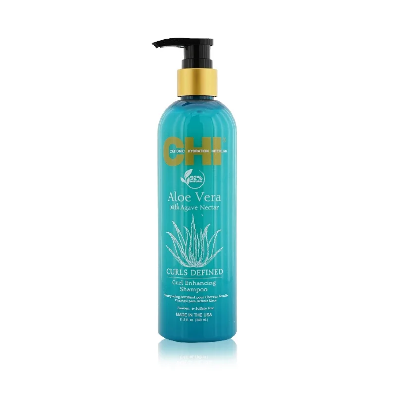 Dye stripper-CHI Aloe Vera with Agave Nectar Curls Defined Curl Enhancing Shampoo  340ml/11.5oz