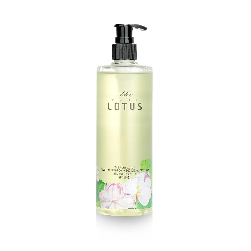 Locking cream-THE PURE LOTUS Lotus Leaf Shampoo - For Middle & Dry Scalp  420ml