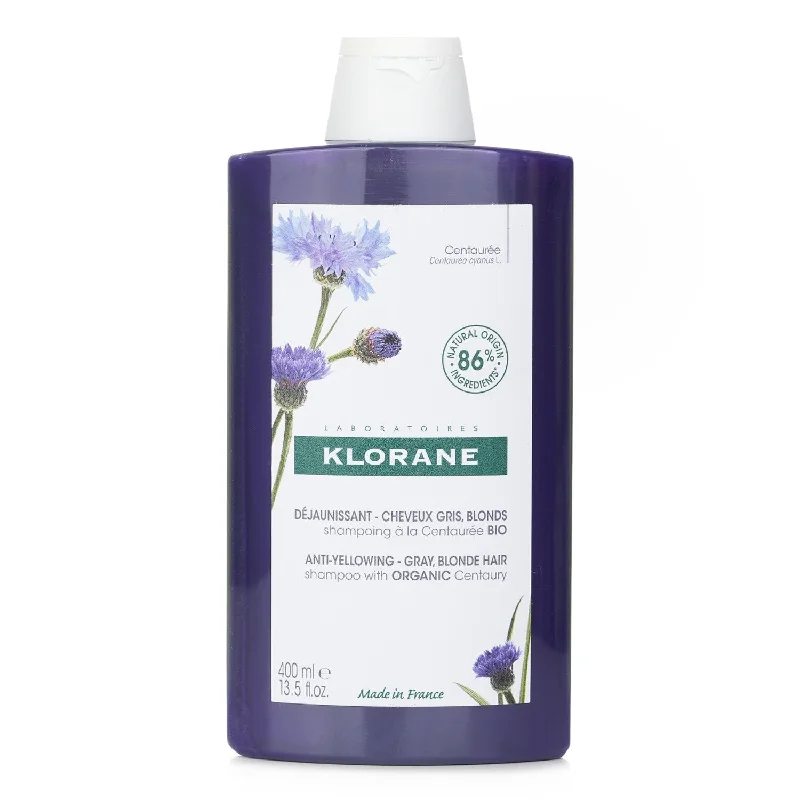 High-shine lacquer-Klorane Shampoo With Organic Centaury (Anti Yellowing Gray Blonde Hair)  400ml/13.5oz