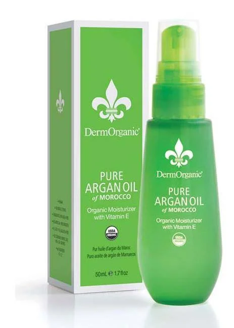 Hair care tips for hair hydration-DERMORGANIC PURE ARGAN OIL 1.7 OZ