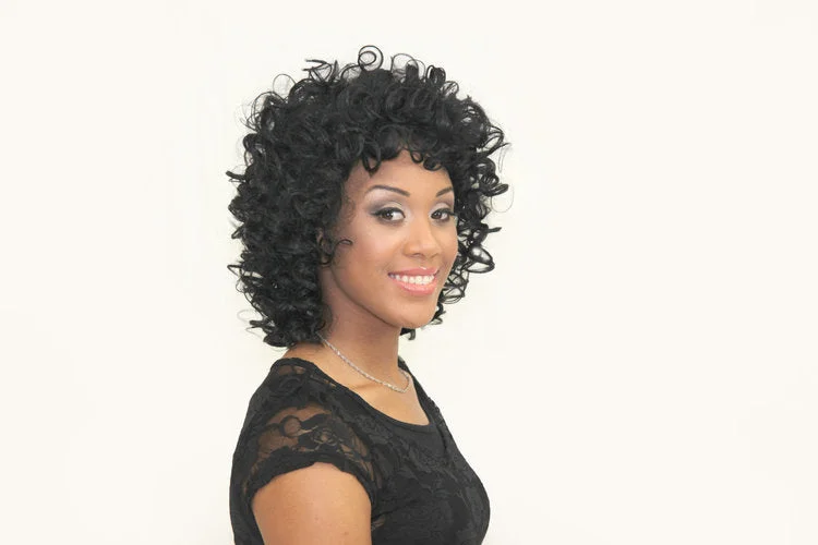 Synthetic wigs for weekend sales-Marie Daniele Achia