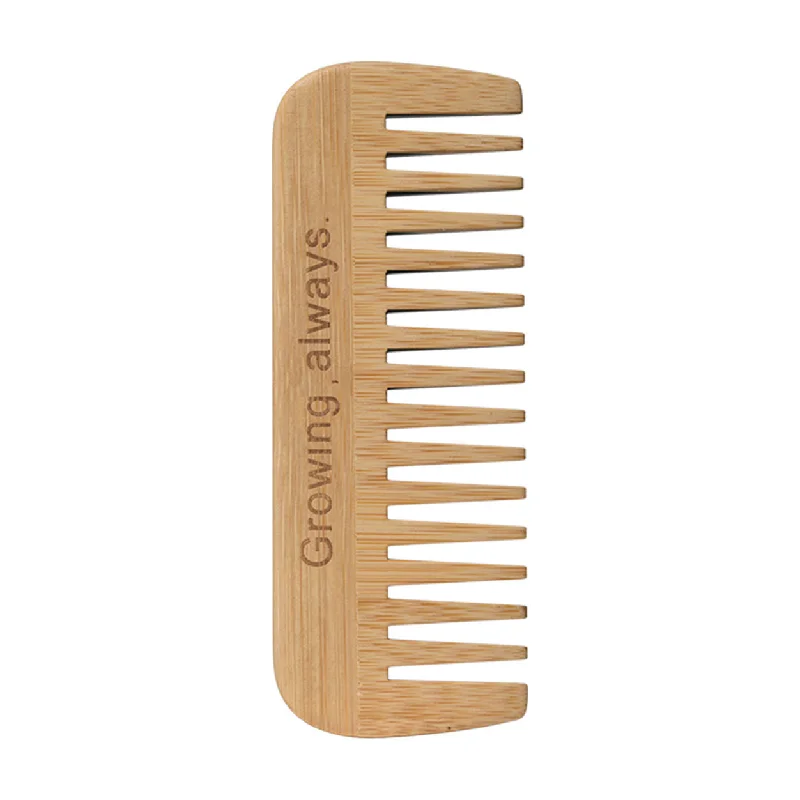 High-shine lacquer-Hair defining wax-Organic Bamboo Comb