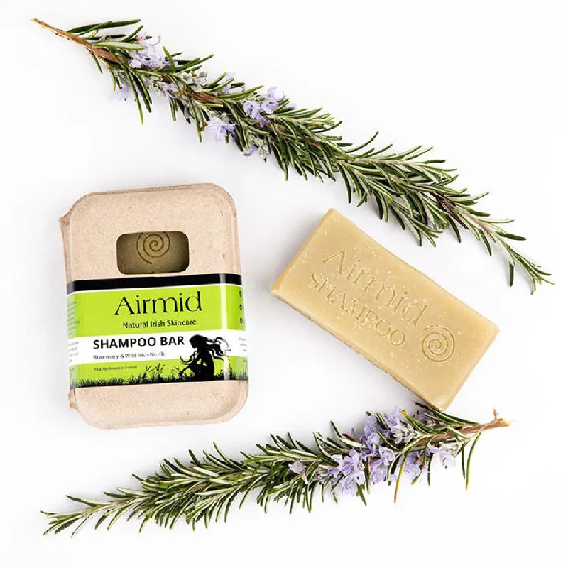 Creamy pomade-Airmid Rosemary & Wild Irish Nettle Shampoo Bar