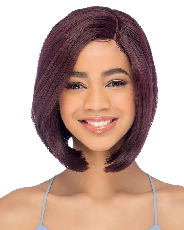 Synthetic wigs with peach tones-AL-Kale | Lace Front & Lace Part Synthetic Wig by Vivica Fox