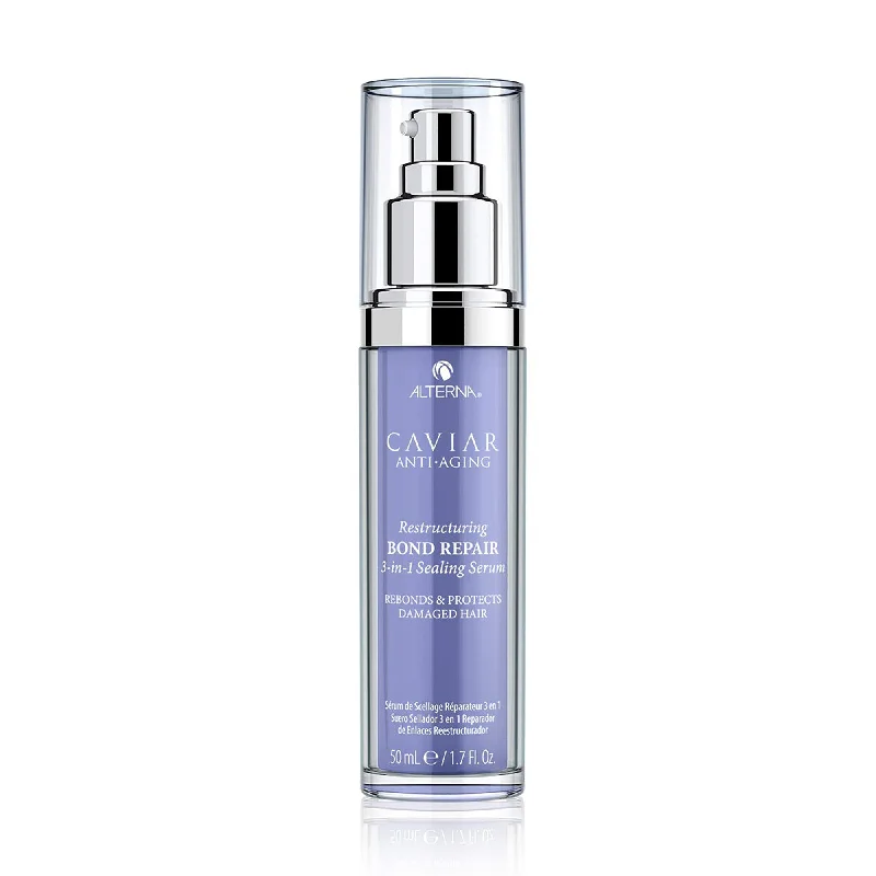 Protective balm-Anti-thinning cream-Alterna Caviar Anti-Aging Restructuring Bond Repair 3-in-1 Sealing Serum - 1oz