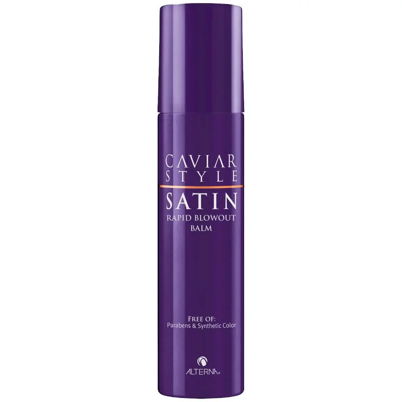 Natural hair care for softness-Alterna Caviar Styling Satin Rapid Blowout Balm 5 oz