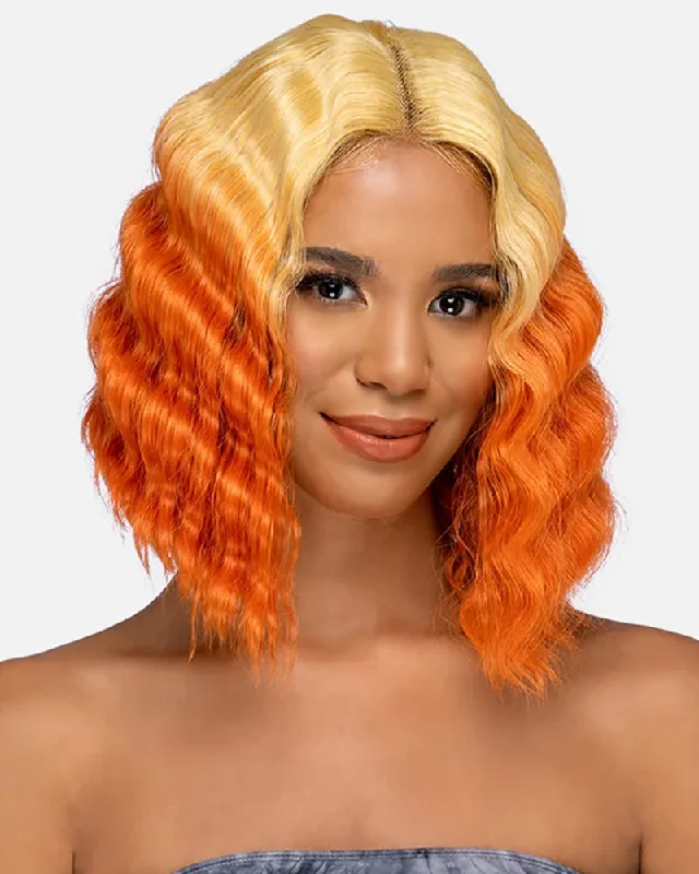 Synthetic wigs with gradient colors-Amaia | Lace Front & Lace Part Synthetic Wig by Vivica Fox