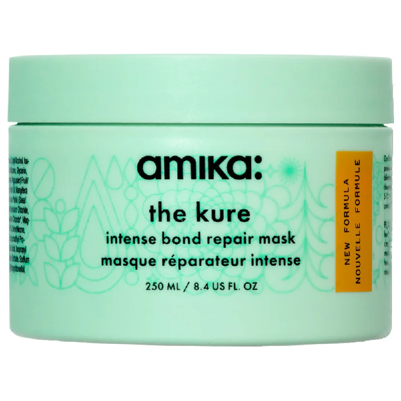 Hair care routine for hair thickness-Amika Kure Bond Repair Mask