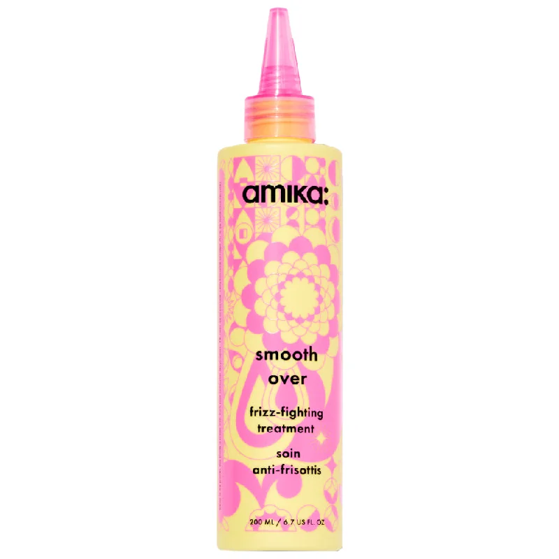 How to repair oily curls-Amika Smooth Over Frizz-Fighting Treatment 6.7 oz