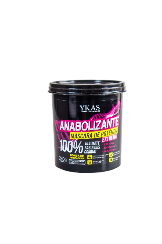 Hair care for sun-bleached hair-Anabolic Hair Treatment Extreme Power Mask Ultimate Fabulous Combat 250g - Ykas