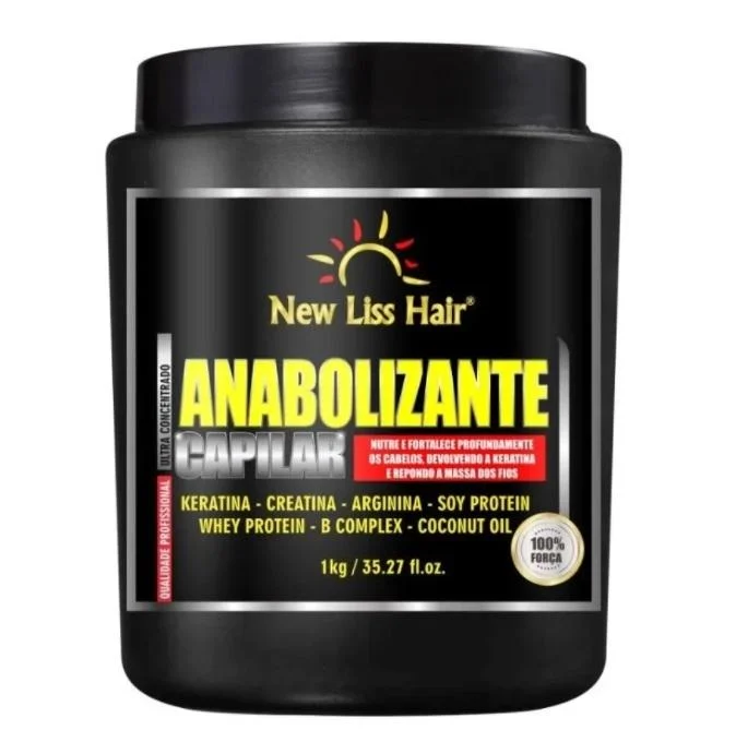 Hair care routine for hair health-Anabolizante Ultra Concentrated Anabolic Strengthening Mask 1Kg - New Liss Hair