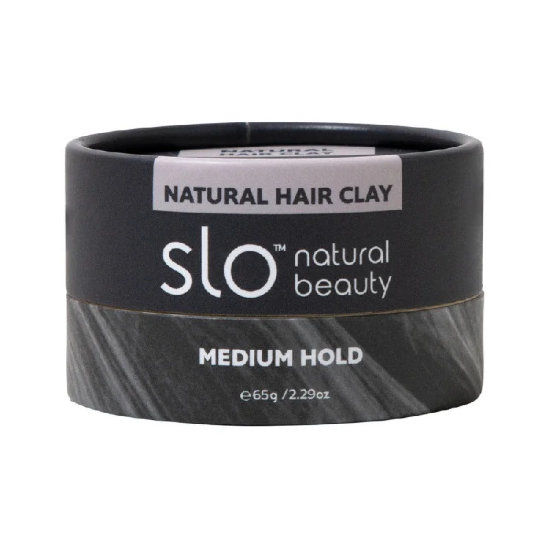 Shine wax-Slo Natural Beauty Natural Hair Clay Medium Hold 65g