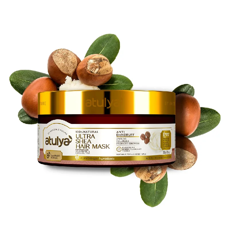 How to repair dull curls-atulya Ultra Shea Hair Mask - 200gm (Buy 3 Products & Get Rs.300 Off)