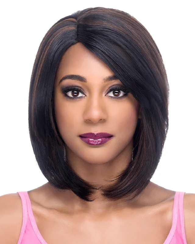 Synthetic wigs with highlights-AW-Deanna | Synthetic Wig by Vivica Fox