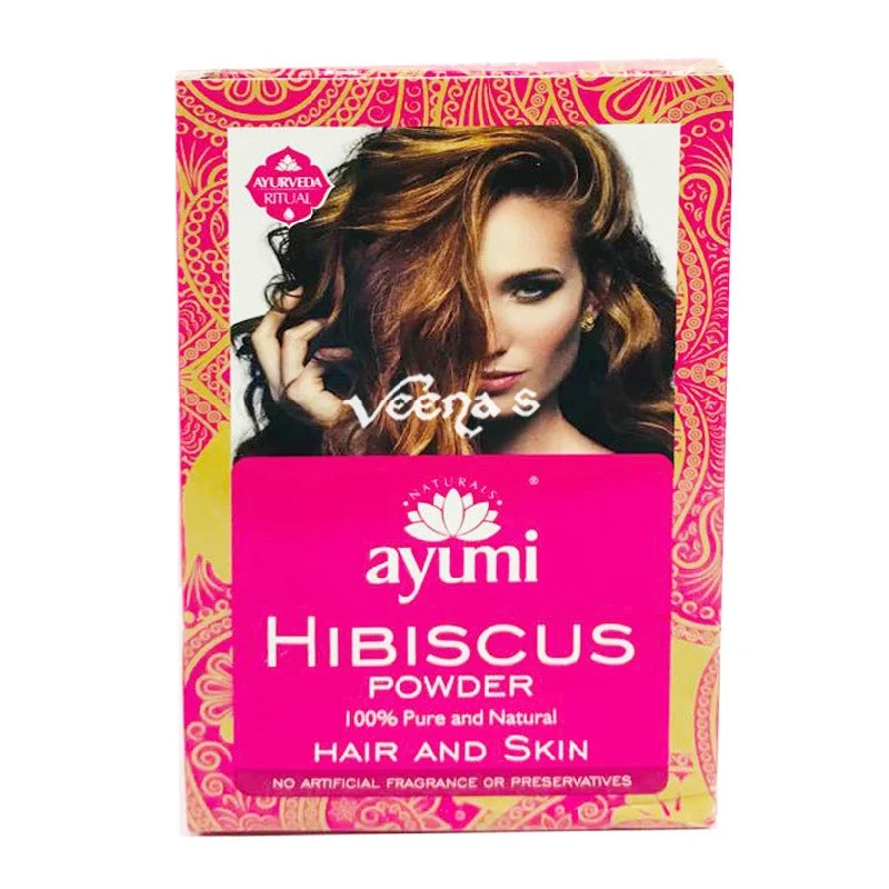 Scalp detox wax-Ayumi Hibiscus Powder Hair & Face 100g