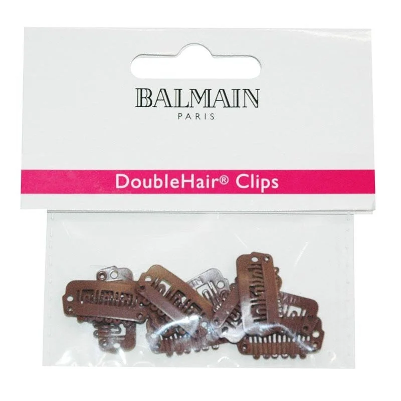 Cooling mist-Balmain Double Hair Clips Brown