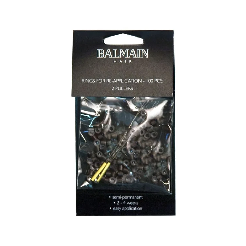 Damage repair mask-Hair defining cream-Balmain Micro Rings for Re-application Black