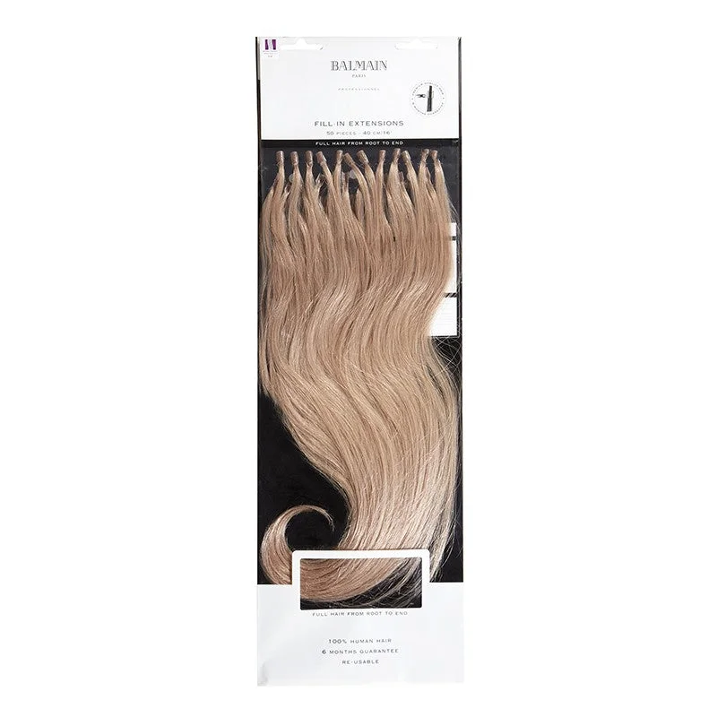 Defining lotion-Balmain Prebonded Fill-in Extensions Human Hair Natural Straight 40cm 50pcs