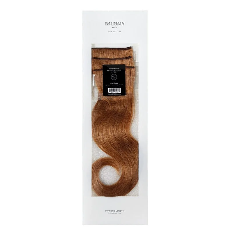 Curl taming wax-Balmain Silk Doublehair Weft 3 Pack 40cm