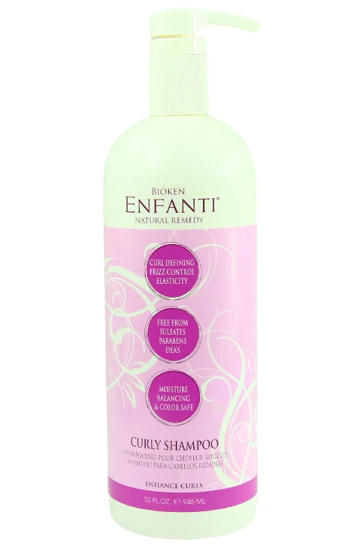 Cleansing co-wash-Bioken Enfanti Natural Remedy Curly Shampoo 32 Oz Be