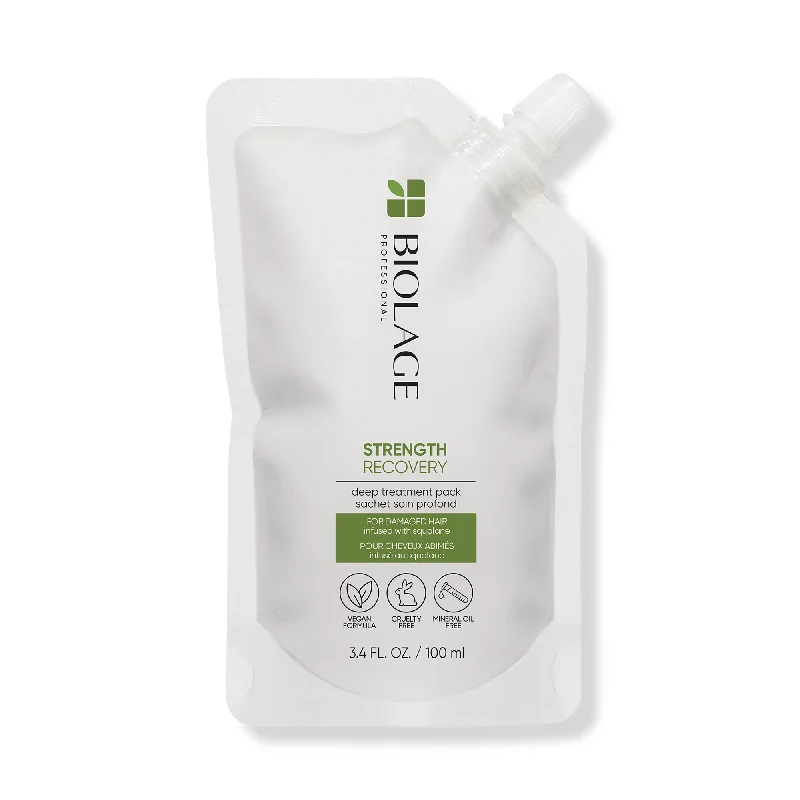 Scalp shield-Curl refreshing gel-Matrix Biolage Strength Recovery Deep Treatment Pack