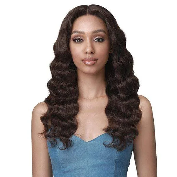 real person hair ring single edition-Bobbi Boss 100% Human Hair 13X4 360 Swiss Lace Front Wig - MHLF516 NAHLA