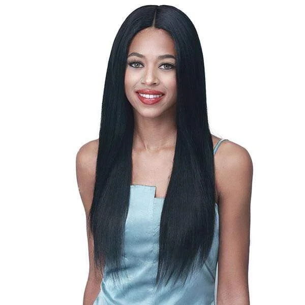 real person hair ring craft fair-Bobbi Boss 100% Human Hair Lace Front Wig - MHLF496 NATURAL STRAIGHT 22"