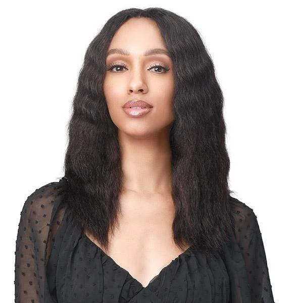 real person hair ring last chance-Bobbi Boss 100% Human Hair Wet & Wavy Lace Front Wig - MHLF442 MONA