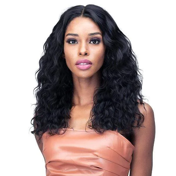 real person hair ring high demand item-Bobbi Boss 100% Human Hair Lace Front Wig - MHLF481 LAVINA