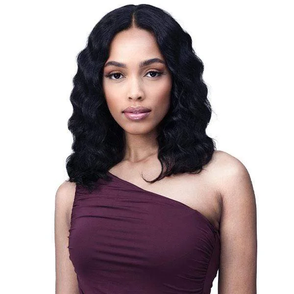 real person hair ring exclusive deal-Bobbi Boss 100% Virgin Remy Human Hair HD Lace Wig - BNLFLD16 LOOSE DEEP 16