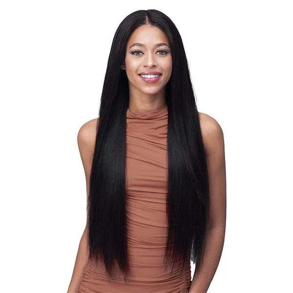 real person hair ring unique keepsake-Bobbi Boss 100% Virgin Remy Human Hair HD Lace Wig - BNLFST28 STRAIGHT 28